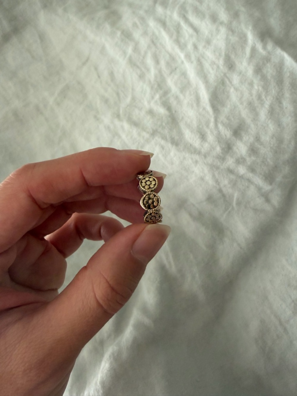 Anna Beck gold multi-disc ring - Picture 3 of 6